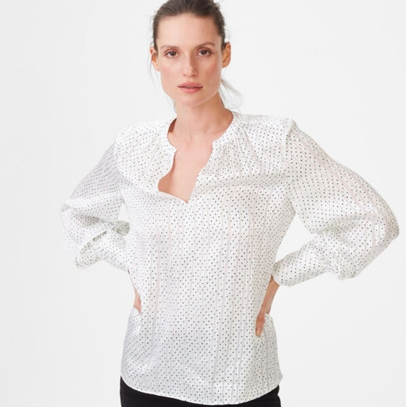 NWT Club Monaco Janney Top 🤍💚🖤 - Picture 1 of 4